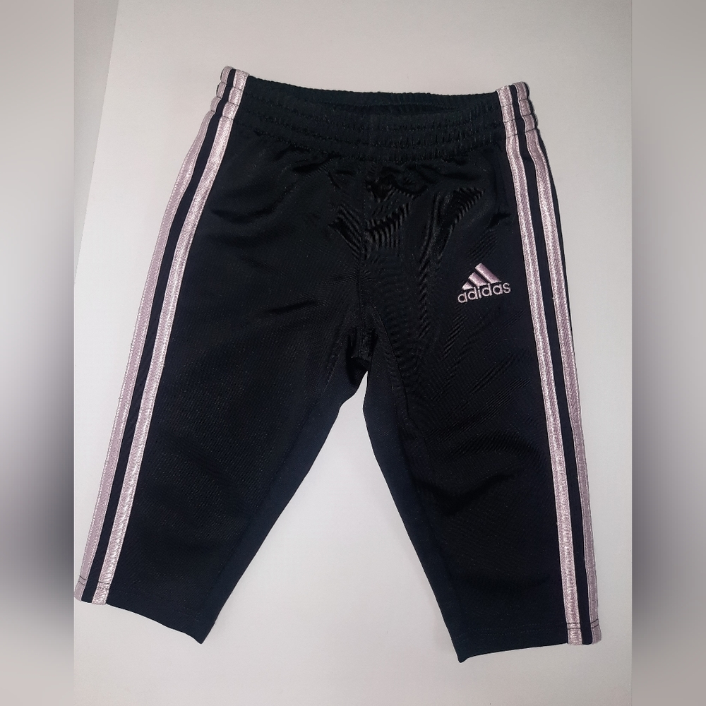 Adidas | Track Pants Lavender Stripes Size 9 months